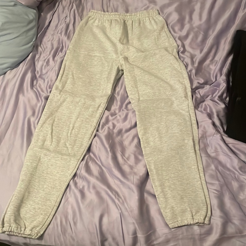 Light grey sweat pants